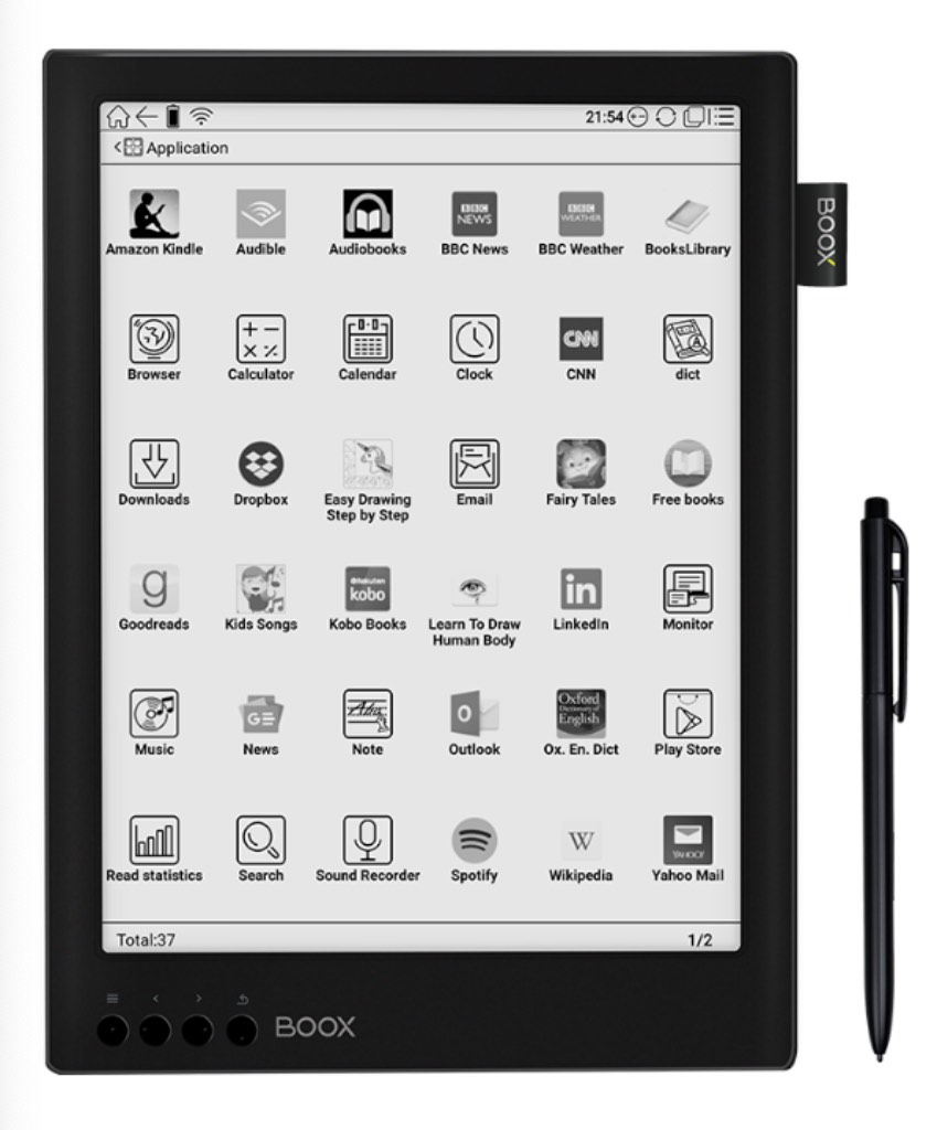 KindleShop ONYXBOOX MAX 2 Android operativsystem