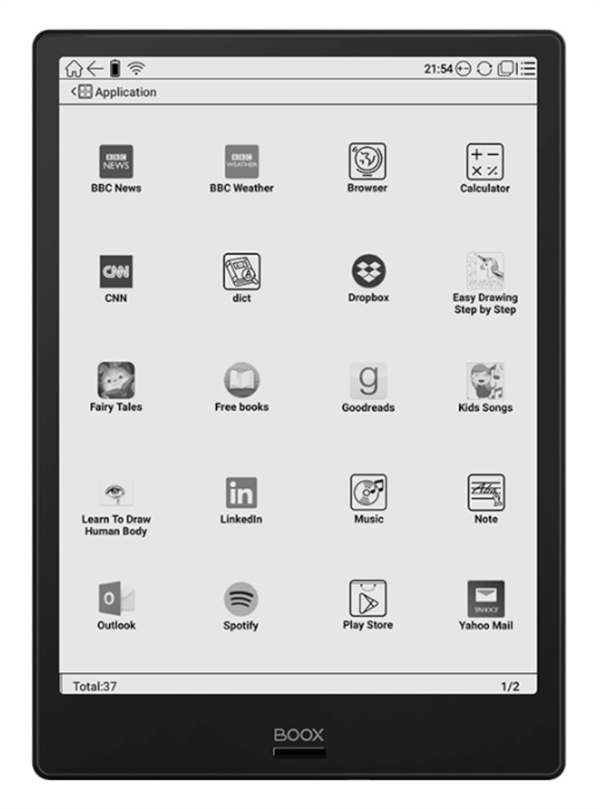 KindleShop ONYX Boox Note Android operativsystem