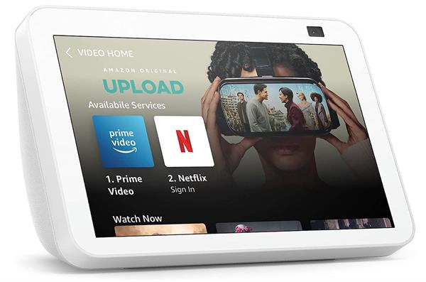 eBookReader Amazon Echo Show 8 hvid 2021 2nd gen