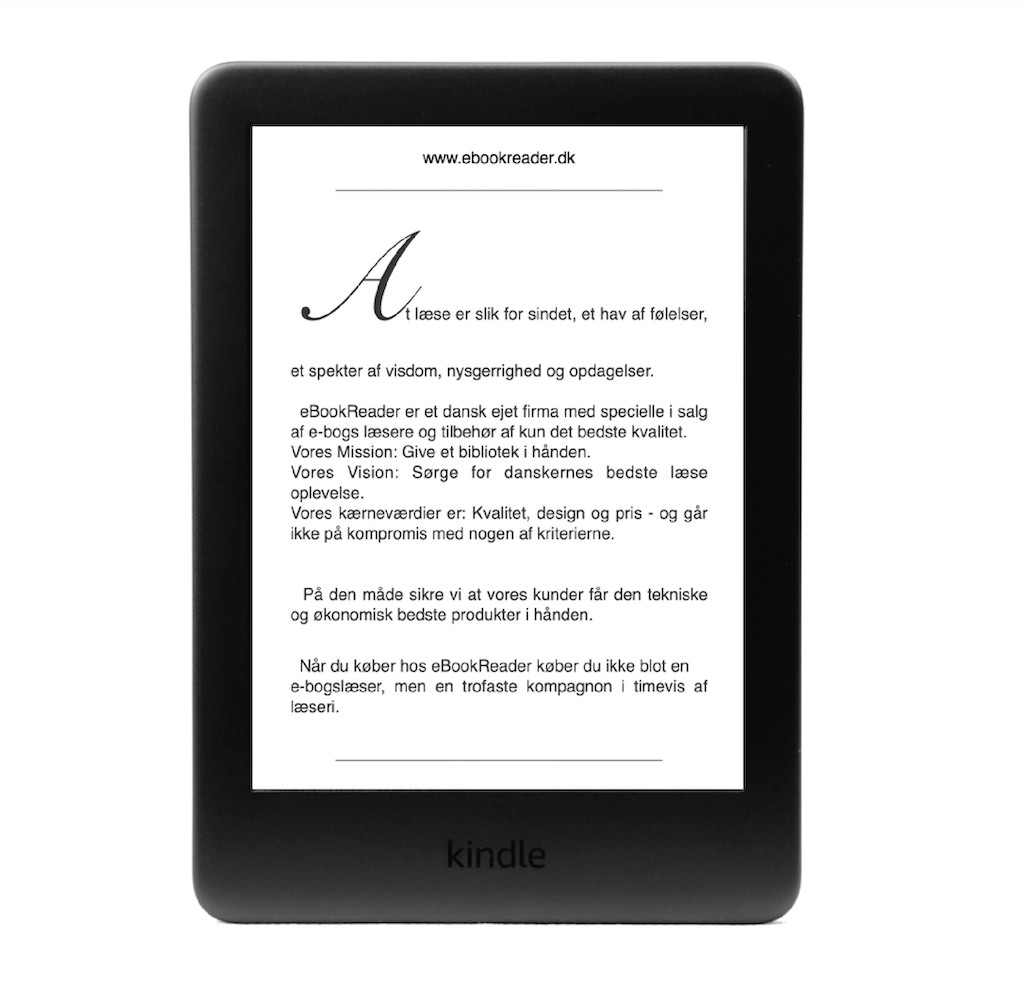 Kindle 10 - Køb original Kindle e-bogslæser billigt