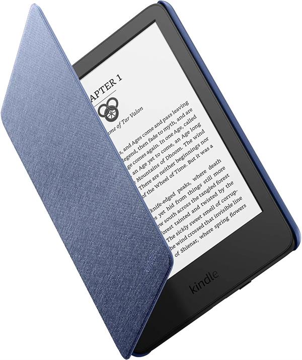 eBookReader Amazon Kindle 11 (2022) stof cover denim blå