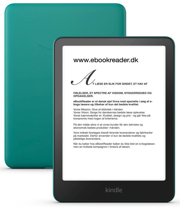 Amazon Kindle Paperwhite (2024) - 16GB - 7" skærm - Jade