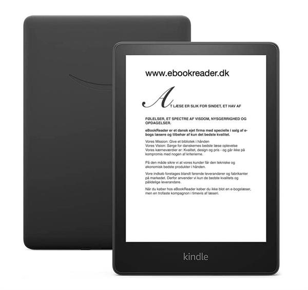 Kindle Paperwhite 5 (2021) - 8GB - 6.8" skærm - Sort