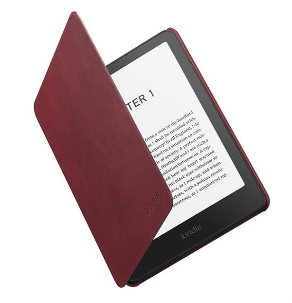 eBookReader Amazon Premium læder cover Kindle Paperwhite 2024 Ruby