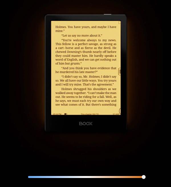 eBookReader Onyx BOOX Poke 4 Lite varm lys