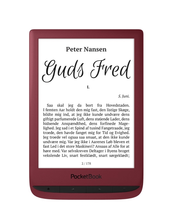 eBookReader PocketBook Touch Lux 5 rød