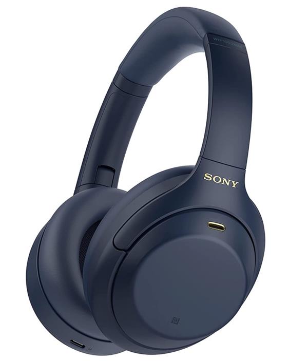 Sony - WH-1000XM4 - Støjreduktions trådløs hovedtelefoner - Blå