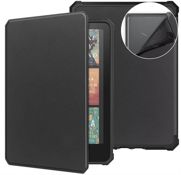 eBookReader Cover til Kindle Paperwhite 6 - 7" (2024) sort tpu