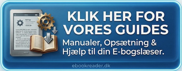 eBookReader Guides til ebogslæsere